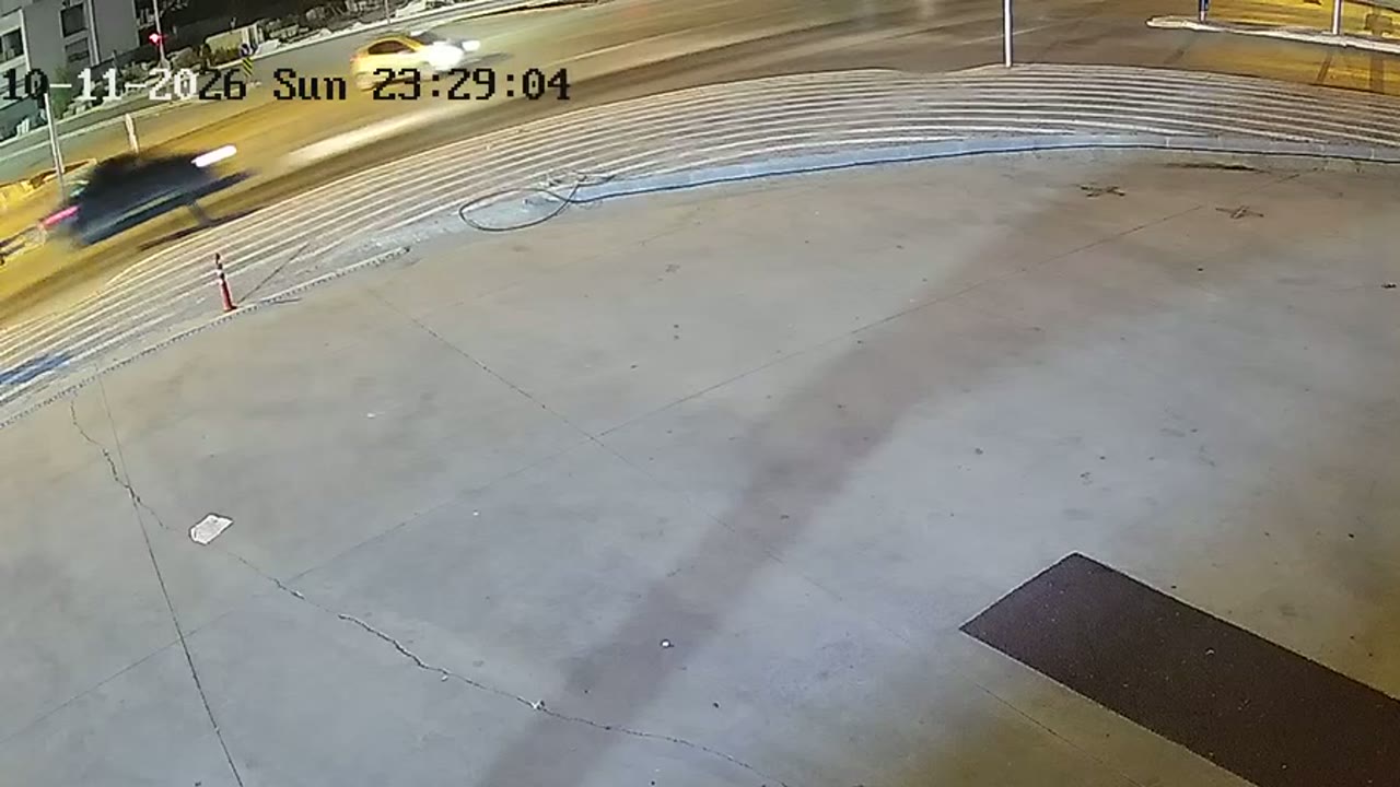 Serik'teki kazanın güvenlik kamerası görüntüsü