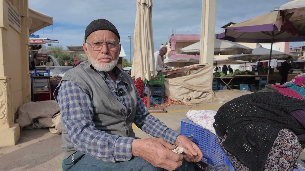Mantar satıcısı Selim Aracı